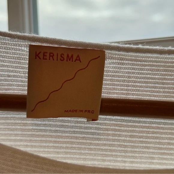 NWOT KERISMA RYU KNIT SWEATER in White - Picture 4 of 6